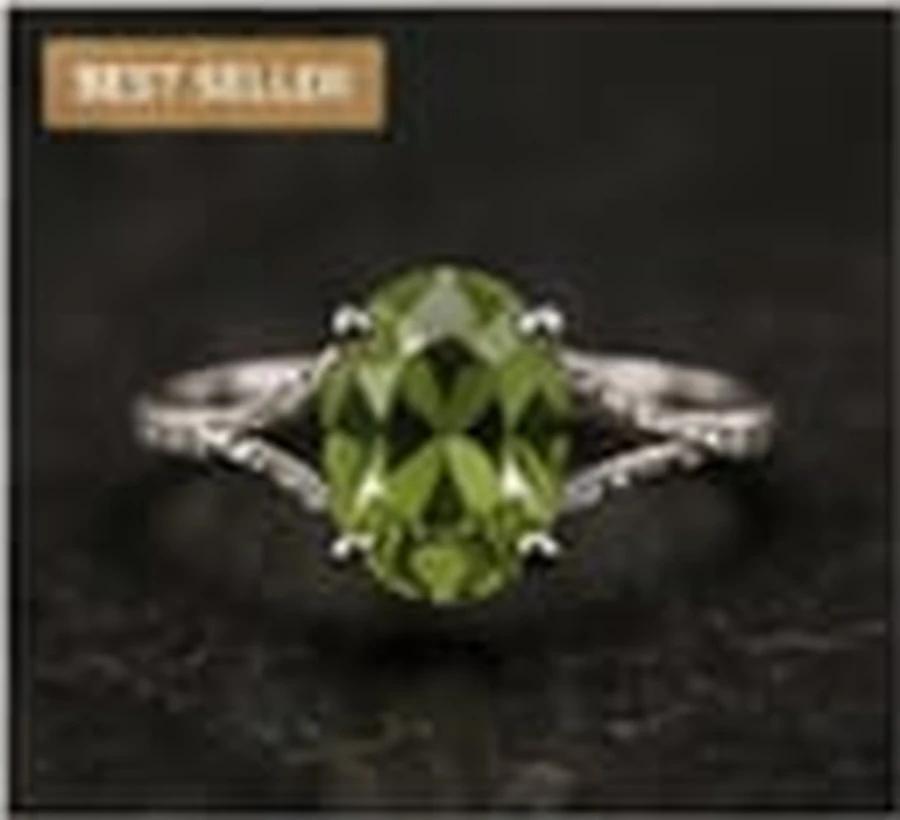 Peridot Solitaire Ring